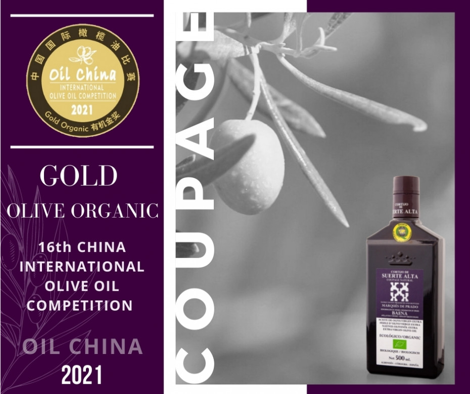 Coupage Natural galardonado en China International Olive Oil Competition 2021